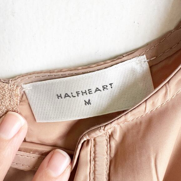 Halfheart Side Lace Up Bustier Crop Going Out Top Sexy Renaissance Feminine M - Picture 3 of 8